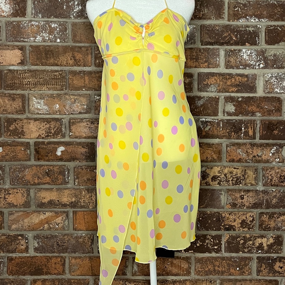 Springtime Yellow Halter Top